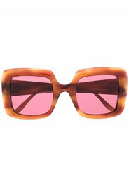 Gucci Eyewear Interlocking GG logo sunglasses - Marrone