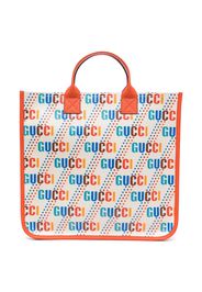 Gucci Kids Gucci Star logo-print tote bag - Arancione
