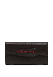 Gucci Portafoglio continental GG - Marrone