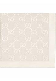 Gucci Foulard con motivo jacquard - Bianco