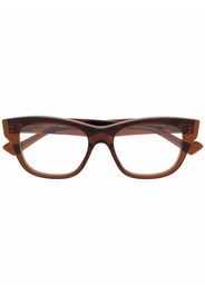 Gucci Eyewear Occhiali da sole rettangolari - Marrone