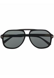 Gucci Eyewear Occhiali da sole modello aviator - Nero