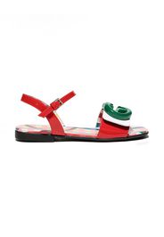 Gucci Kids Sandali GG - Rosso