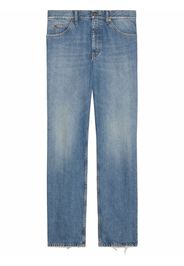 Gucci Horsebit straight-leg jeans - Blu