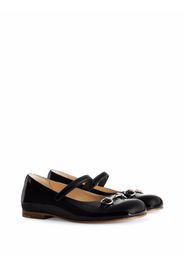 Gucci Kids Ballerine con morsetto - Nero