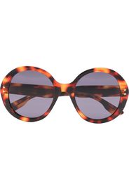 Gucci Eyewear Occhiali da sole con effetto tartarugato - Marrone