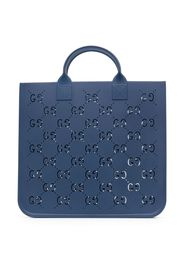 Gucci Kids logo-print tote bag - Blu