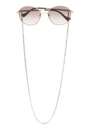 Gucci Eyewear square tinted sunglasses - Oro