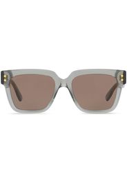 Gucci Eyewear logo-print square-frame sunglasses - 2600L1 Grey