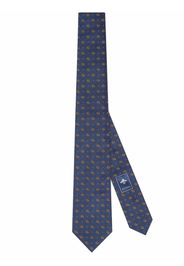 Gucci GG pattern tie - Blu