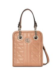 Gucci Borsa a tracolla Marmont mini - Marrone