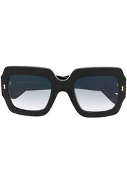 Gucci Eyewear Occhiali da sole oversize - Nero