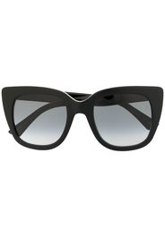 Gucci Eyewear gradient oversize-frame sunglasses - Nero