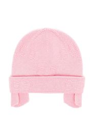 Gucci Kids logo-knit wool beanie - Rosa