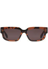 Gucci Eyewear square tinted sunglasses - Marrone