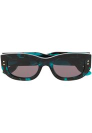 Gucci Eyewear Occhiali da sole squadrati - Blu