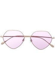 Gucci Eyewear Occhiali da sole tondi - Oro