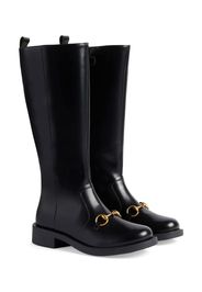 Gucci Kids Horsebit knee-high boots - Nero