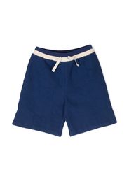 Gucci Kids cotton jersey shorts - Blu