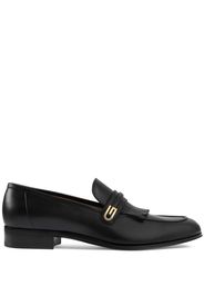 Gucci mirrored G fringed loafers - Nero