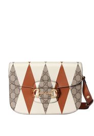 Gucci Borsa a spalla Horsebit 1955 piccola - Bianco