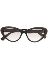 Gucci Eyewear Occhiali da sole cat-eye tartarugati - Marrone