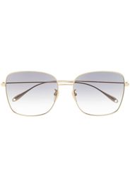 Gucci Eyewear Charms oversize sunglasses - Oro