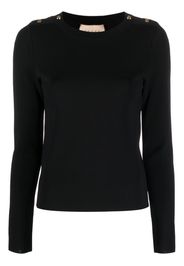 Gucci Top con bottoni - Nero