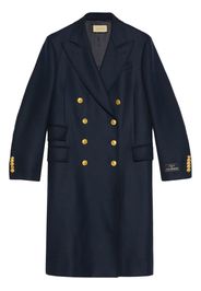 Gucci Cappotto doppiopetto - Blu