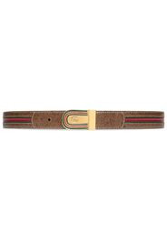 Gucci Interlocking G buckle belt - Marrone