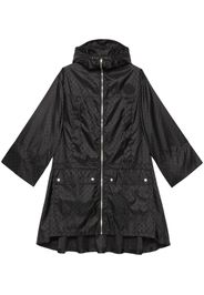 Gucci Parka con motivo GG jacquard - Nero