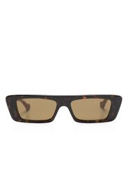 Gucci Eyewear square-frame colour-block sunglasses - Nero