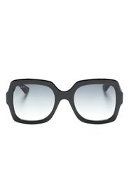 Gucci Eyewear oversized logo-arm sunglasses - Nero