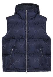 Gucci Gilet imbottito Jumbo GG - Blu