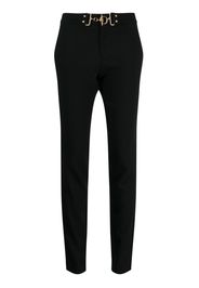 Gucci Pantaloni skinny con fibbia - Nero