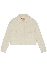 Gucci patch-pocket tweed shirt jacket - Toni neutri