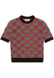 Gucci T-shirt con motivo GG - Nero