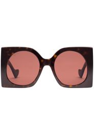 Gucci Eyewear tortoiseshell-effect square-frame sunglasses - Marrone