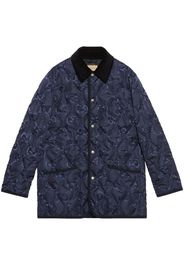 Gucci quilted GG jumbo jacket - Blu