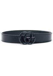 Gucci Kids GG-buckle fastening belt - Blu