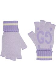 Gucci GG cashmere gloves - Viola