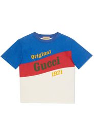 Gucci Kids T-shirt con stampa Original Gucci 1921 - Bianco