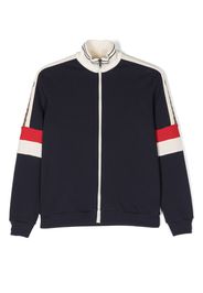 Gucci Kids long-sleeve zip-up jacket - Blu