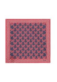 Gucci Kids Interlocking G print scarf - Rosso