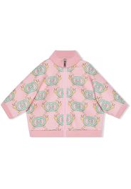 Gucci Kids Giacca con stampa all-over - Rosa