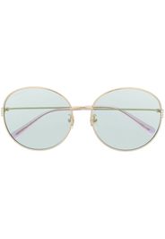 Gucci Eyewear polished round-frame sunglasses - Oro