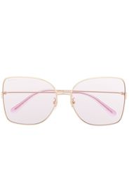 Gucci Eyewear oversize-frame sunglasses - Oro