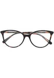 Gucci Eyewear tortoiseshell round-frame glasses - Marrone