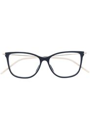 Gucci Eyewear logo-plaque arm glasses - Blu