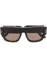 Gucci Eyewear Occhiali da sole squadrati GG1262S - Marrone